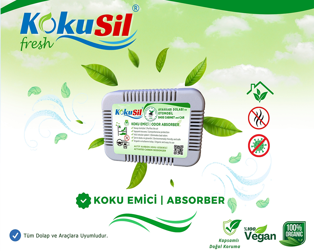 Kokusil Ayakkabı Dolabı, Gardırop Koku Giderici