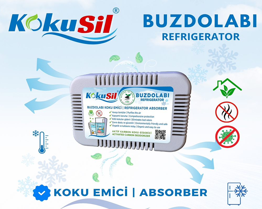 Kokusil Buzdolabı Koku Giderici ve Koku Emici